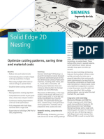 Solid Edge 2D Nesting: Optimize Cutting Patterns, Saving Time and Material Costs