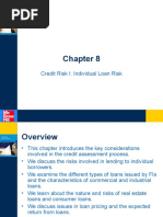 Credit Risk I - Individual Loan Risk