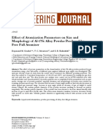 Effect of Atomization Parameters On Size and Morphology of Al-17Si Alloy Powder Produced by Free Fall Atomizer