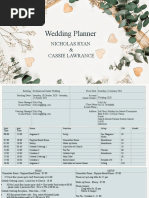 Accounting Wedding Planner