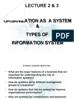 Lecture 2 - Organisation As A System