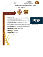 Estructura Geologica Primarias y Secundarias