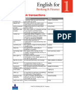 Unit 4 Bank Transactions: Word Polish