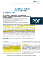 A Neural-Network-Based Model Predictive Control of Three-Phase Inverter With An Output LC Filter