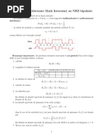 1 Code AMI (Alternate Mark Inversion) Ou NRZ Bipolaire