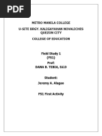 Metro Manila College U-Site Brgy. Kaligayahan Novaliches Quezon City College of Education