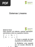 Aula 03 Sistemas Lineares