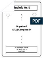 MCQ Collection Nucleic Acid Dr. Mohamed Khomsi 2022