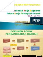 Penyusunan RKA, DPA, Penetapan APBD