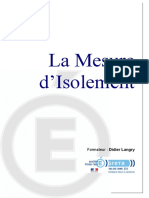 Cours La Mesure D'isolement GRETA