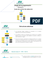 Semana 9. Estructuras de Control de Selección