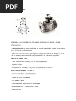 VÁLVULA SOLENOIDE Ejercicio