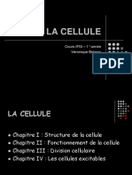 Chapitre I Structure de La Cellule