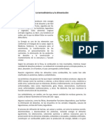 La Termodinámica y La Alimentación