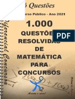 1000 Questoes Resolvidas de Matematica para Concursos