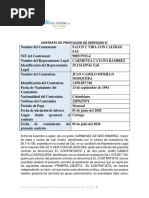 Modelo Contrato Prestacion PDF Juan Camilo