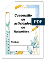 Cuadernillo de Matemática PDF