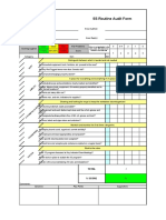 5S Routine Audit Form: SO RT