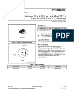 Stn3Nf06L: N-Channel 60 V, 0.07 Ω Typ., 4 A Stripfet™ Ii Power Mosfet In A Sot-223 Package