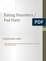 Eating Disorders Fad Diets MSHCM