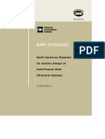 Aisi Standard: North American Standard For Seismic Design of Cold-Formed Steel Structural Systems