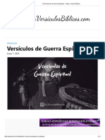 GUERRA ESPIRITUAL 28 Versículos de Guerra Espiritual - Textos y Versos Bíblicos