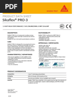 Sikaflex® PRO-3: Product Data Sheet