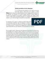 Propiedades Periódicas de Los Elementos: Colegio de Bachilleres Del Estado de Puebla