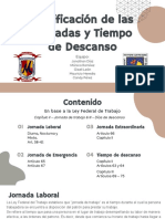 Clasificación de Las Jornadas y Tiempo de Descanso