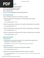 Physioex Lab Report: Pre-Lab Quiz Results