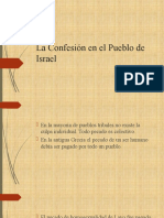 La Confesión en El Pueblo de Israel