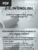 Teaching English To Very Young Learners