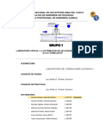 Laboratorio Virtual 1.3 DISTRIBUCION DE VELOCIDADES EN TUBERIAS - FLUJO TURBULENTO