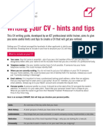 IET Web Sheet CV