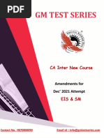 GM Test Series: CA Inter New Course