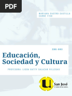 Educación Sociedad y Cultura