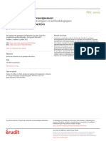 Éléments de Cadrages Théoriques Et Méthodologiques: Analyse Des Pratiques D'enseignement Analysis of Classroom Practices