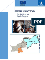 Integrated "Smart" Study: District Umerkot Sindh, Pakistan