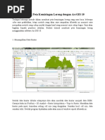 Peta Lereng Dengan Aplikasi ArcGIS 10 Lamsel