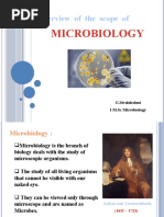 Overview of The Scope of Microbiology