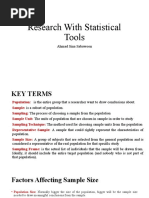 Research With Statistical Tools