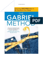 The Gabriel Method: The Revolutionary Diet-Free Way To Totally Transform Your Body - Jon Gabriel