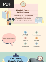 Linguistic Figures in 20th Century