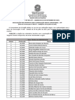 AD 005 STT Divulgação Dos Inscritos Com A Pontuação Inicial Cadastrada