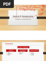 Analysis & Interpretation: Prepared By: Sir Hamza Abdul Haq