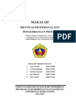 MAKALAH Identitas Profesional Dan An Profesi