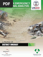 PESA District Profile Umerkot Sindh Pakistan