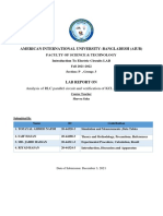 Analysis of RLC Parallel Circuit and Verification of KCL in AC Circuits.