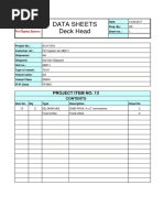 A101747A Item 13 Deck Head