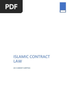 Islamic Contract Law Assignment